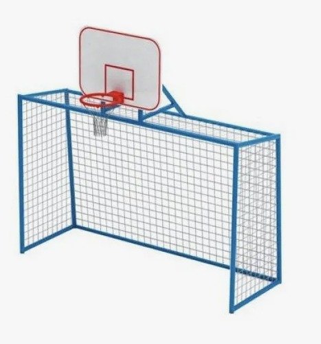Ворота футбольные с баскетбольным щитом СО-023-mini