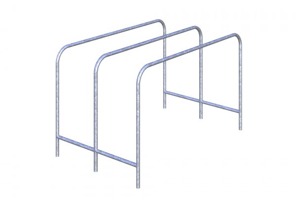 Брусья гнутые двойные  W-01-024