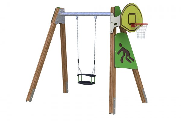 Качели на цепочках (брус) КАЧ-1.8.1