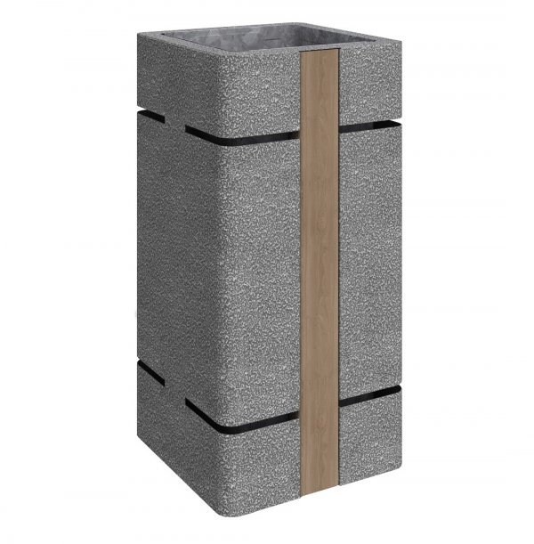 Урна со вставкой "Атриум"  Wood polymer composite У-1.18